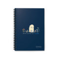 Invisible Ghost Series - "Some Wounds Are Invisible." Spiral Notebook - Ruled Line