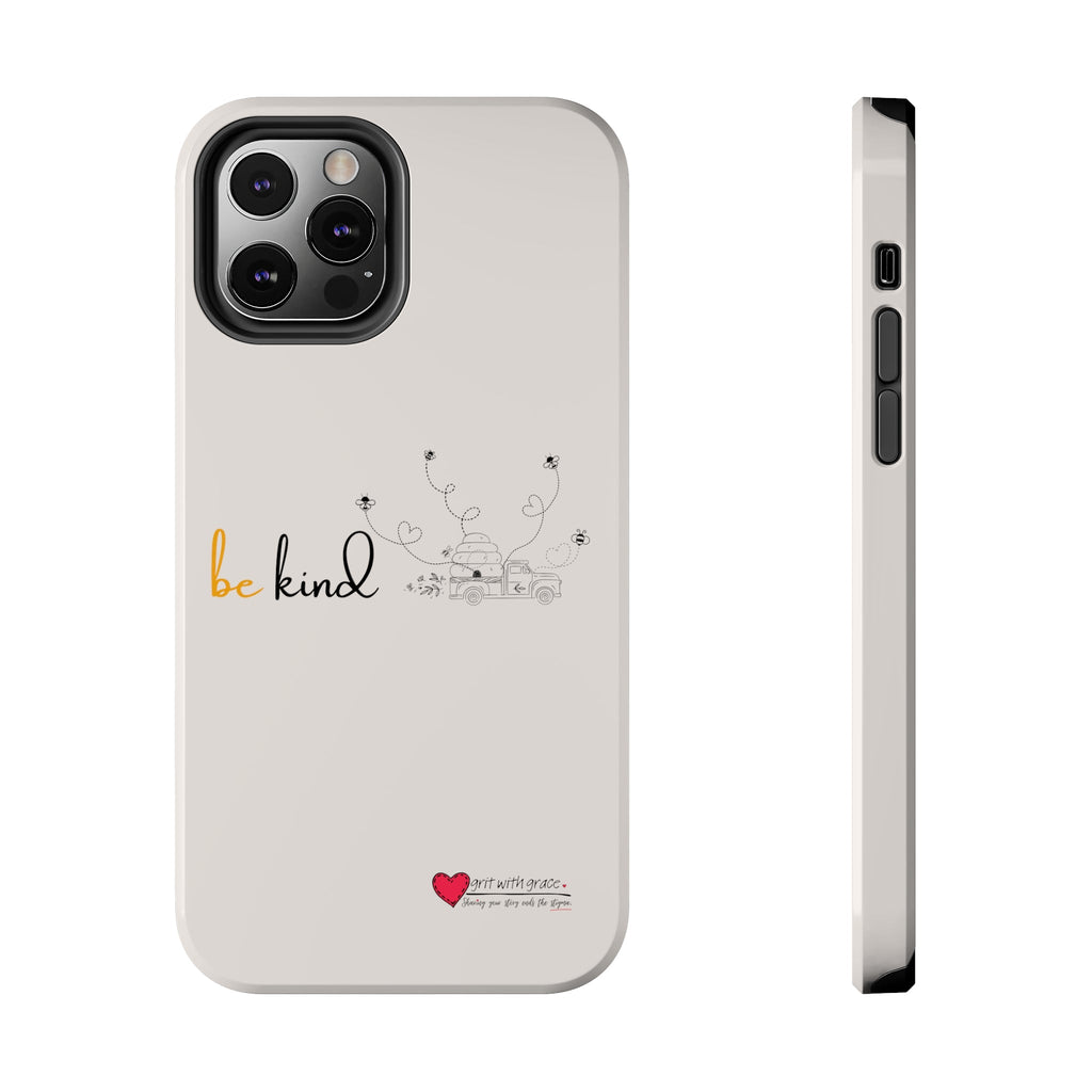Bee Happy Series - "Be Kind." Tough Phone Cases