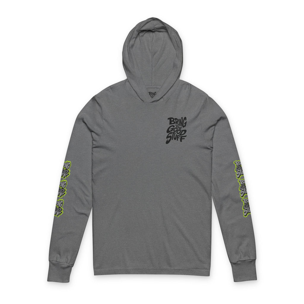 Bring The Good Stuff Twisted Hooded Long Sleeve Tee