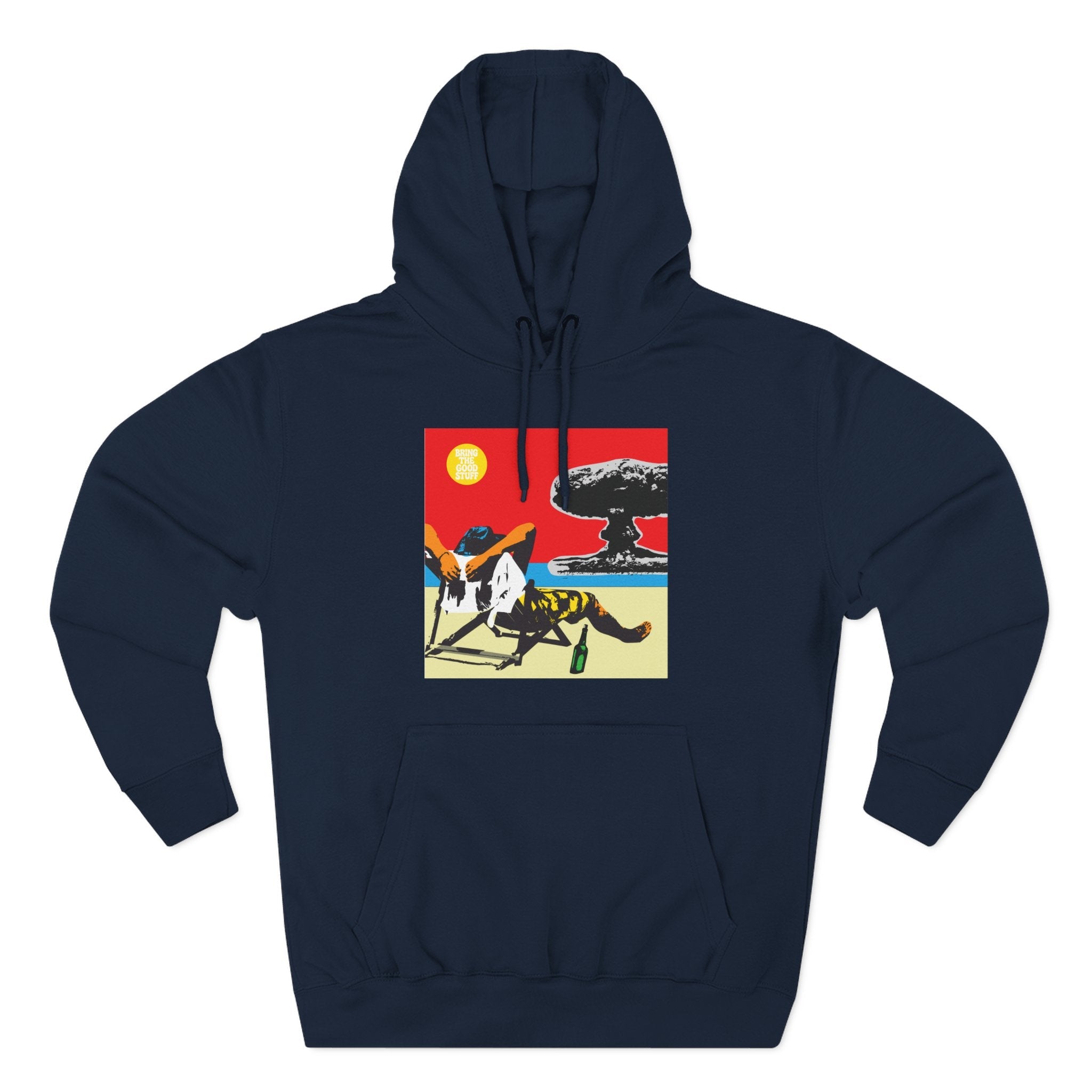 Bring The Good Stuff – Retro Surf Panel Hoodie – Open Edition