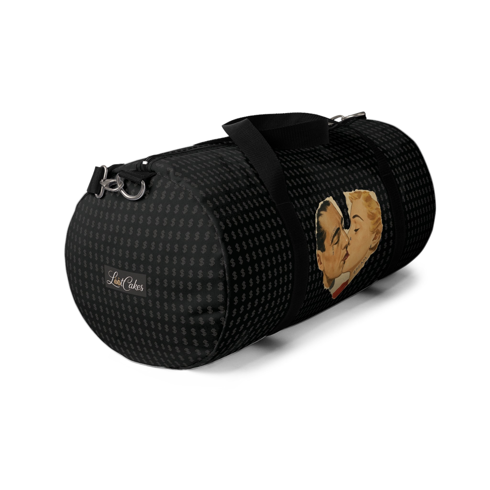 Loot Cakes - Retro Kiss Heart Duffel Bag - Open Edition