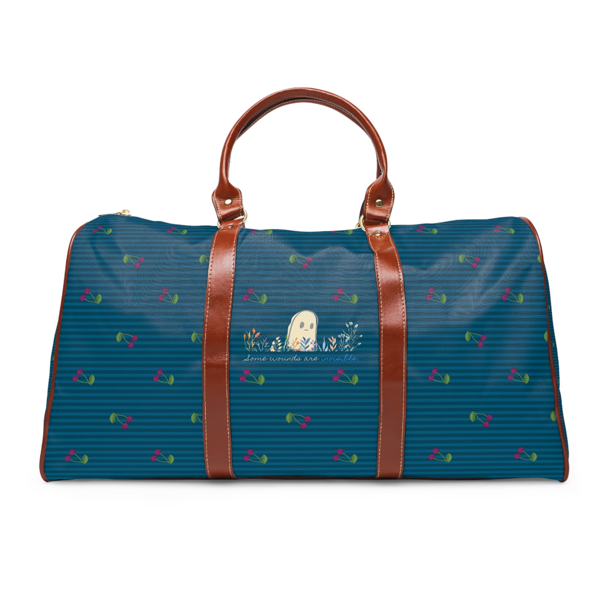 Invisible Ghost Series - "Some wounds are invisible." Waterproof Travel Bag