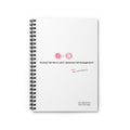 The Overthinkers Club Series - "Anxiety? We like to call it - advanced risk management!" Spiral Notebook - Ruled Line Paper