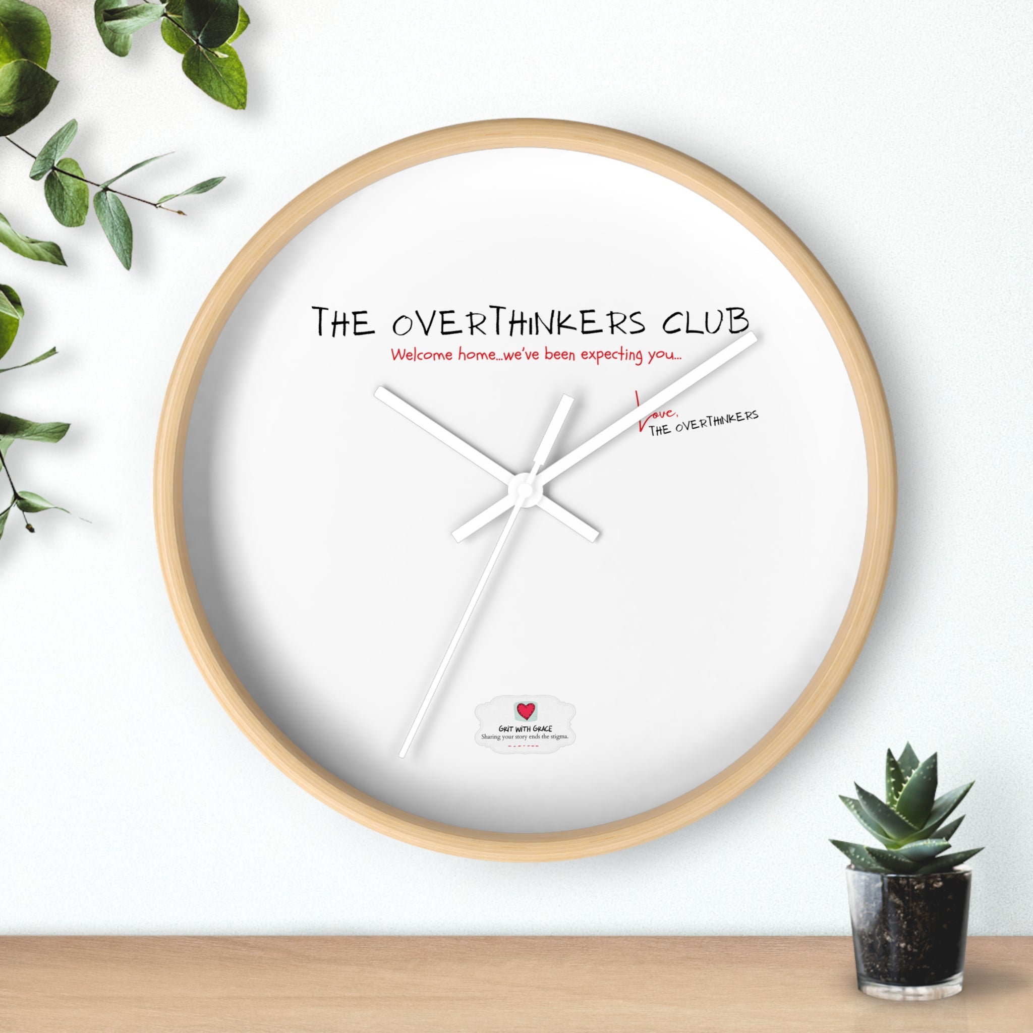 Overthinkers Club Exclusive Timepiece Wall Decor