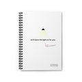 The Overthinkers Club Series - "We'll leave the light on for you. Love, The Overthinkers" Spiral Notebook - Ruled Line
