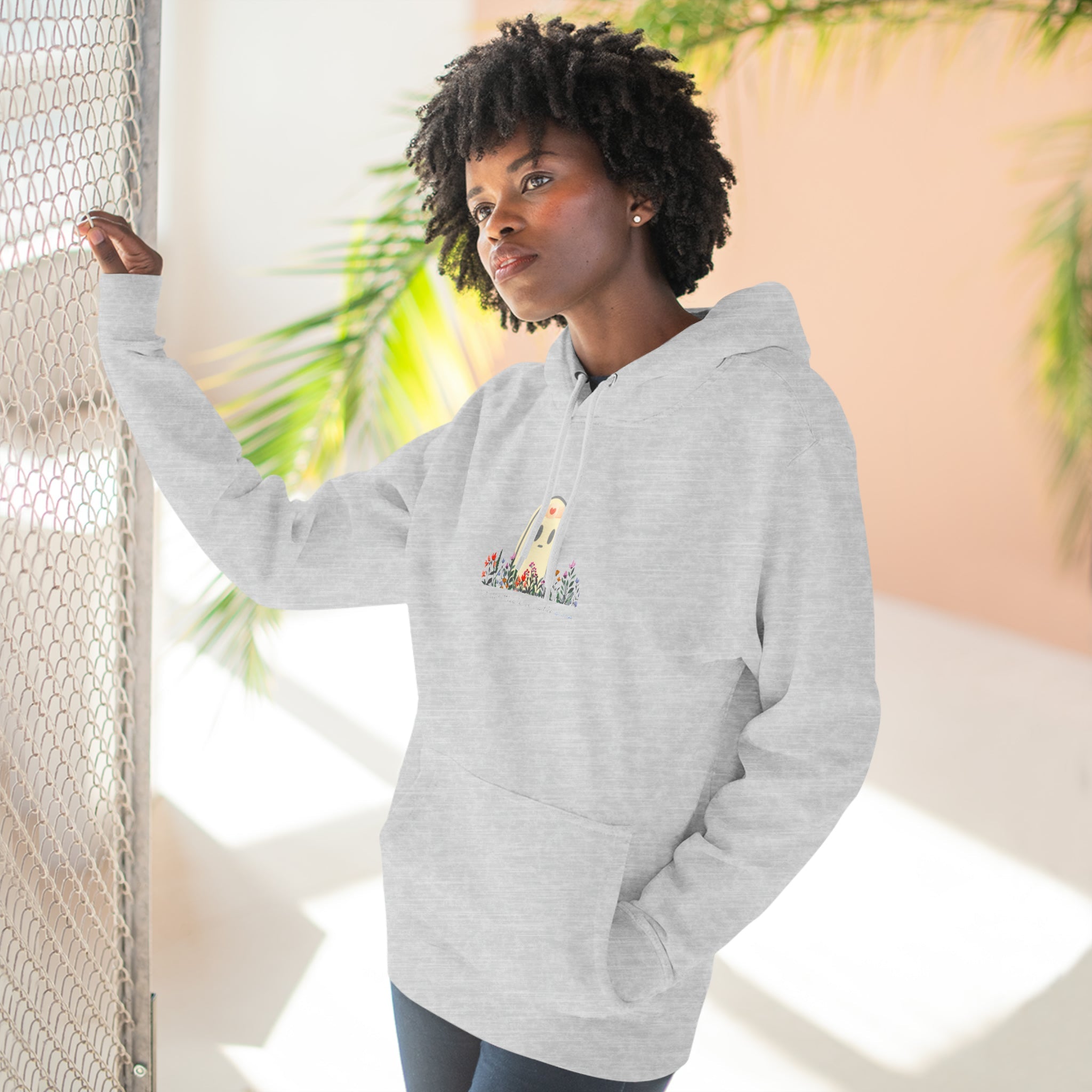 Invisible Ghost Series - "Not all battles leave visible scars." Unisex Premium Pullover Hoodie