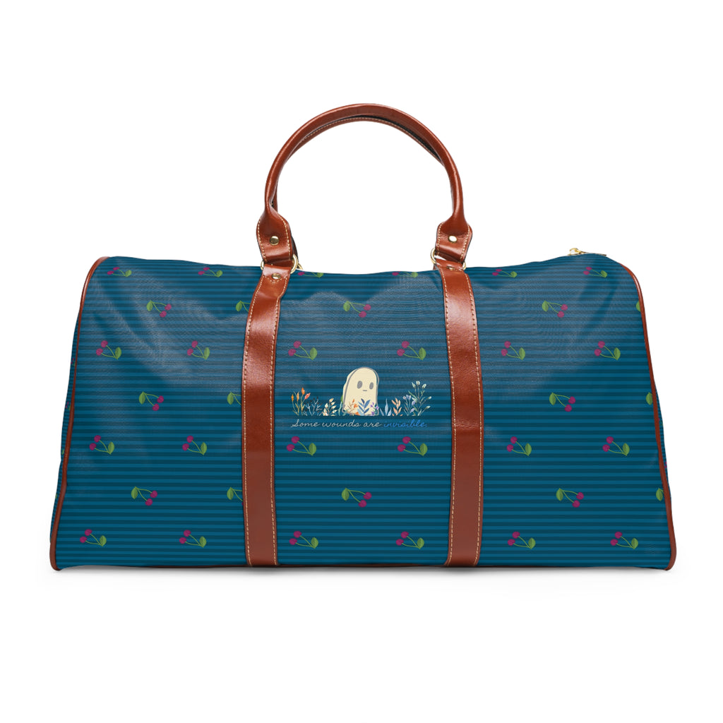 Invisible Ghost Series - "Some wounds are invisible." Waterproof Travel Bag