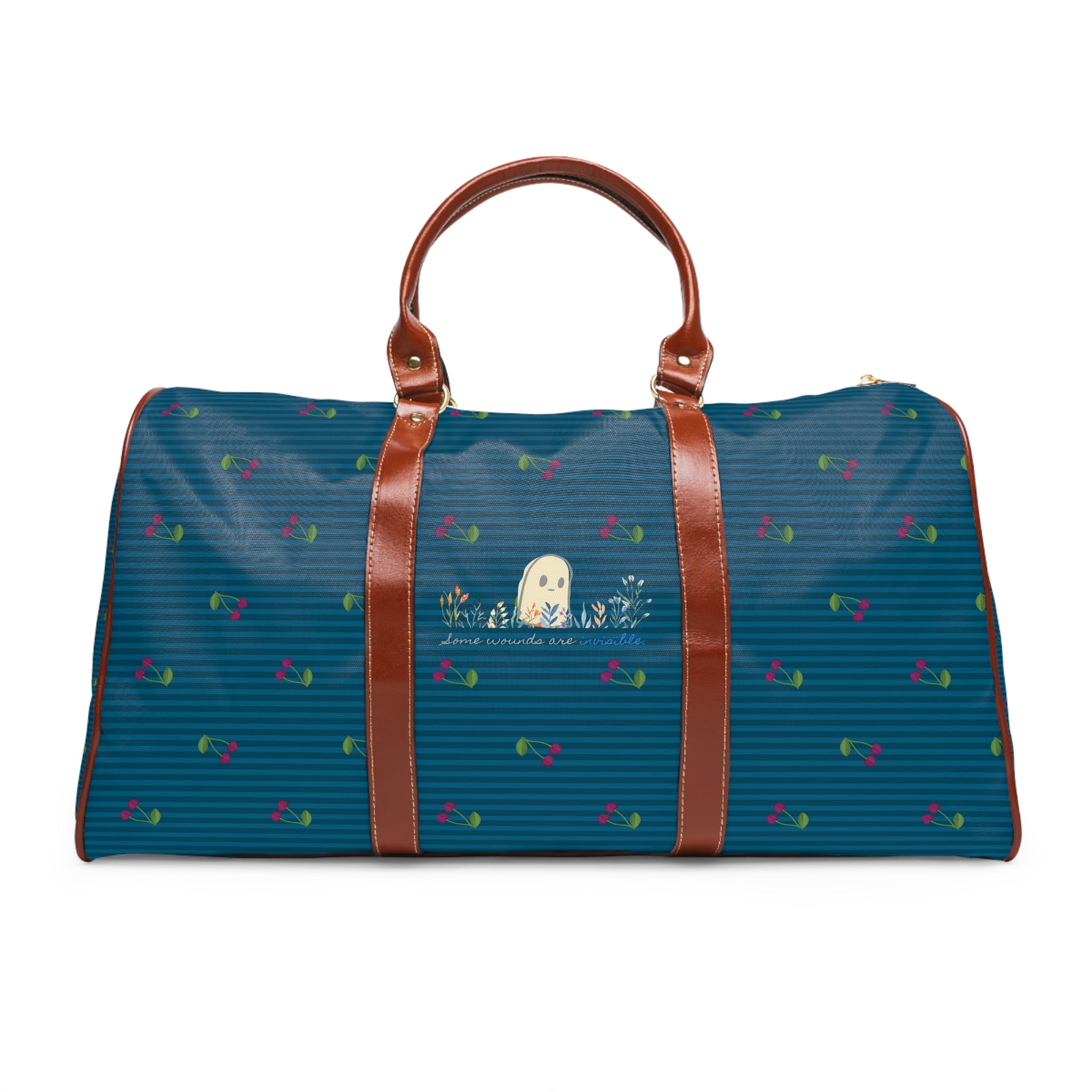 Invisible Ghost Series - "Some wounds are invisible." Waterproof Travel Bag