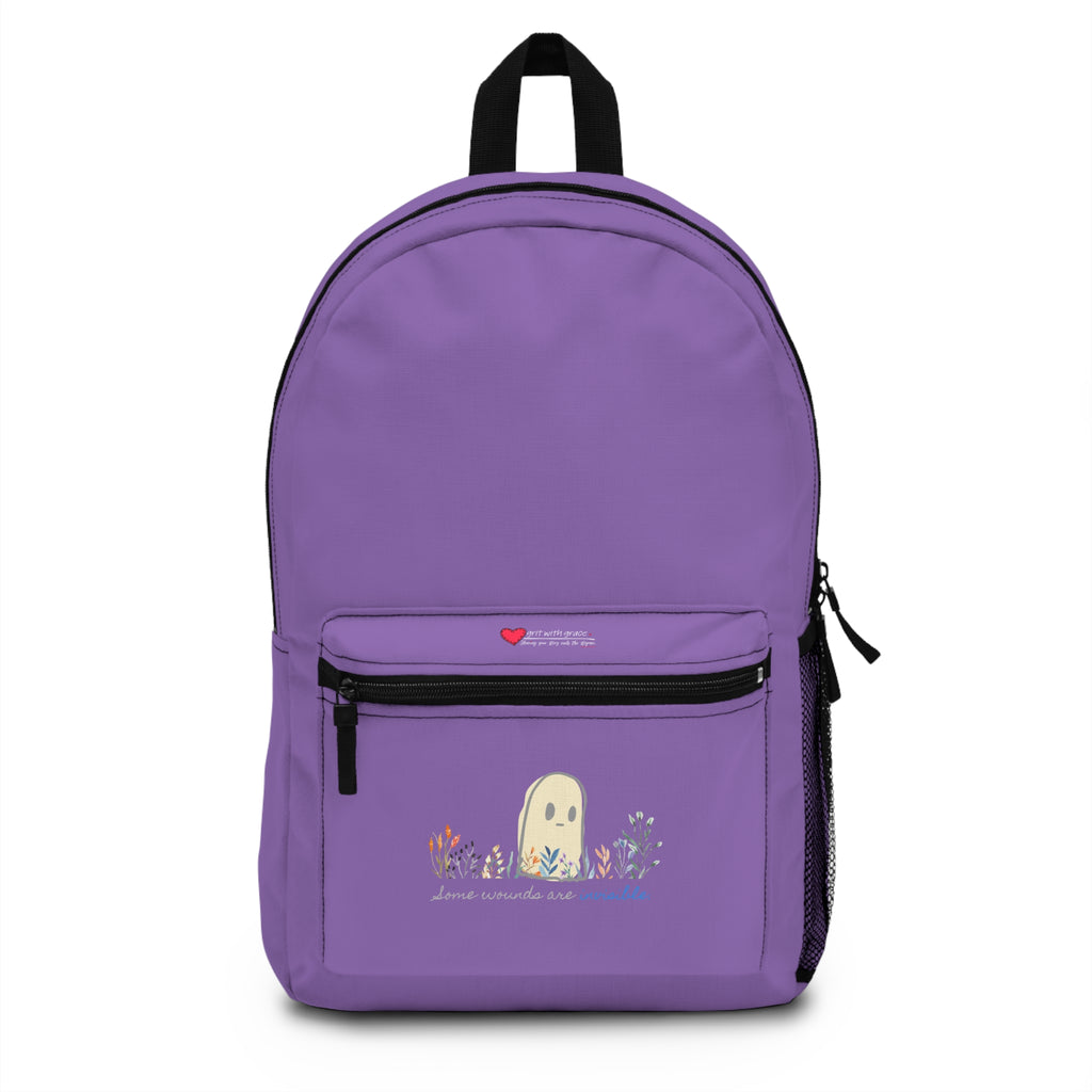 Invisible Ghost Series - "Some Wounds Are Invisible." Backpack