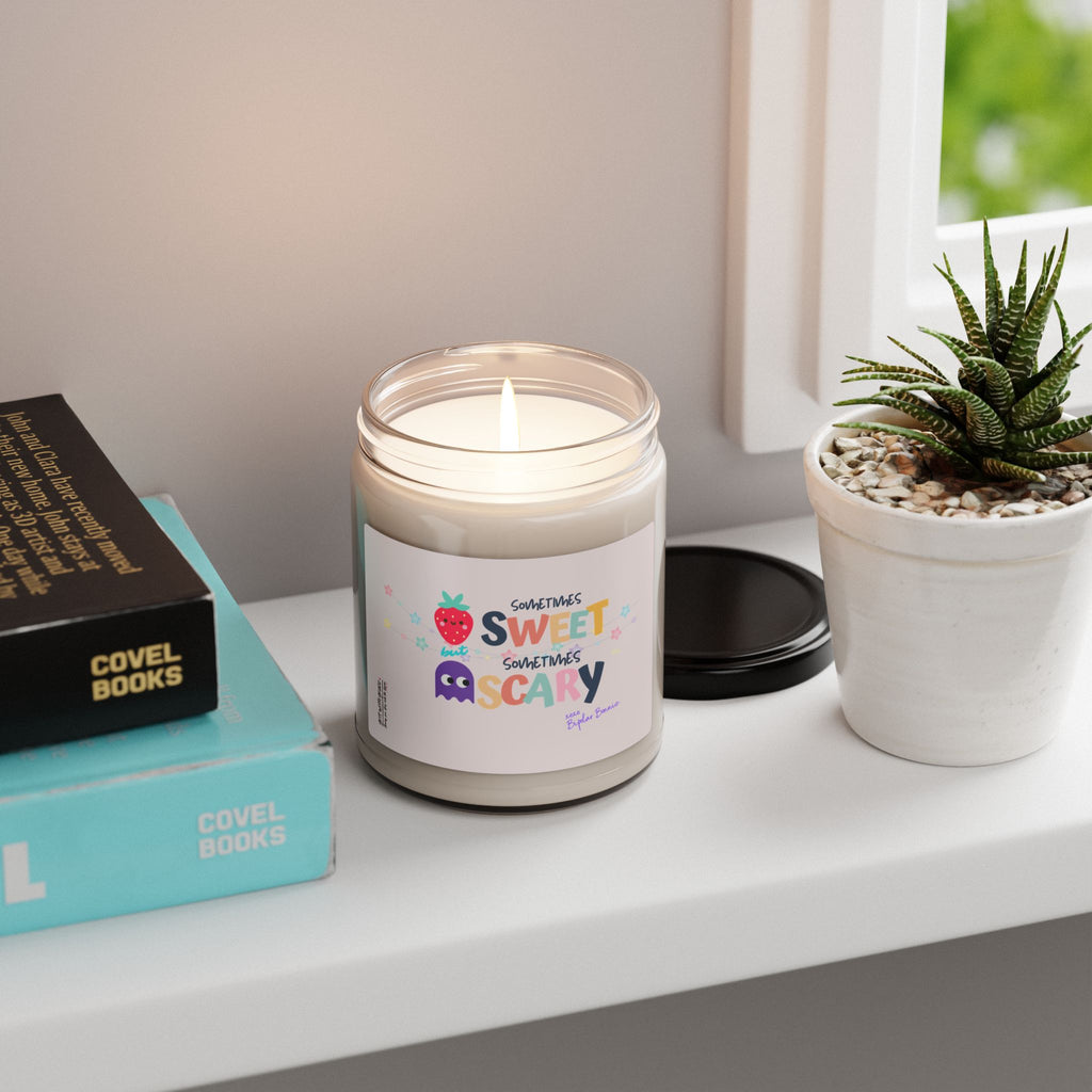 Bipolar Bonnie Series - "Sometimes Sweet But Sometimes Scary" Scented Soy Candle, 9oz