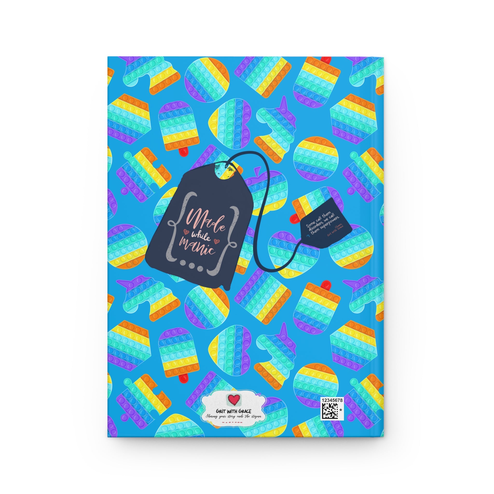 Autistic Andy 'Color-Coded Adventures' Hardcover Matte Journal - Limited Edition
