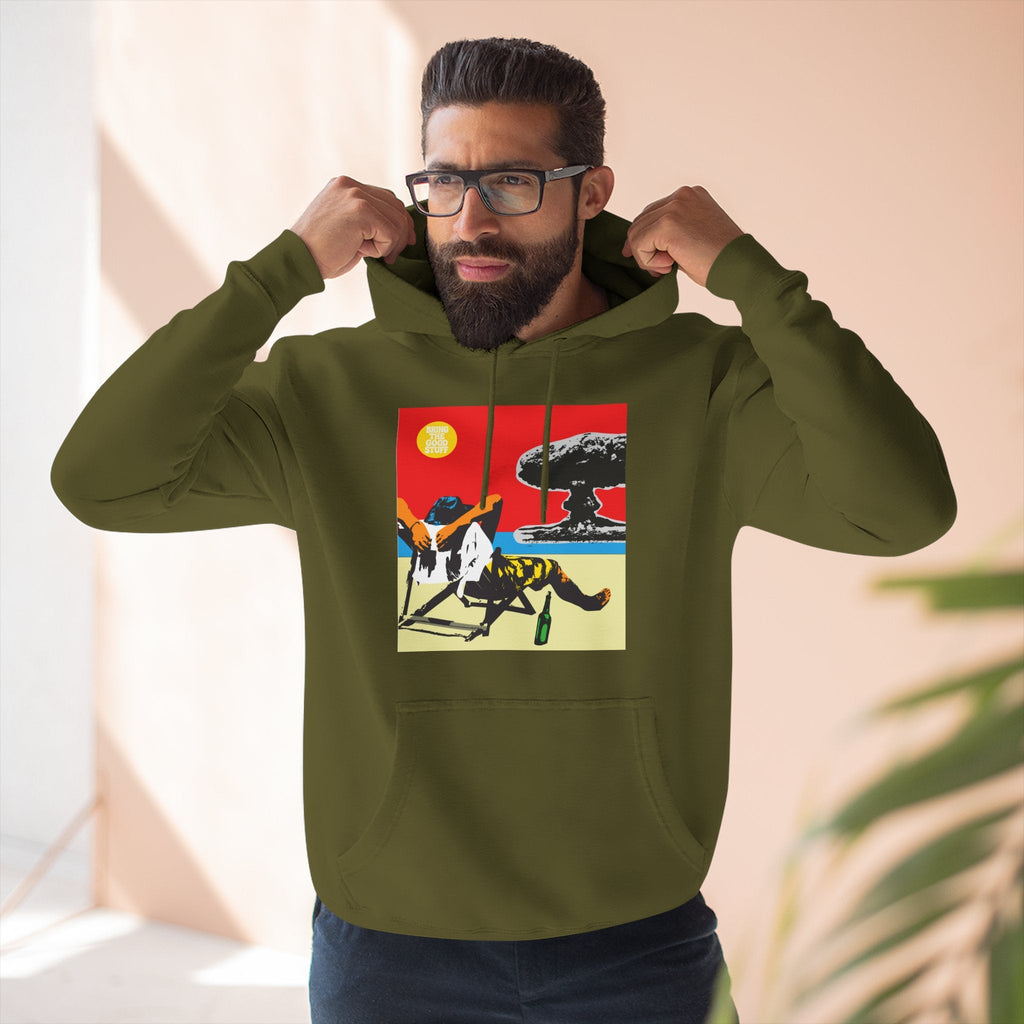 Bring The Good Stuff – Retro Surf Panel Hoodie – Open Edition