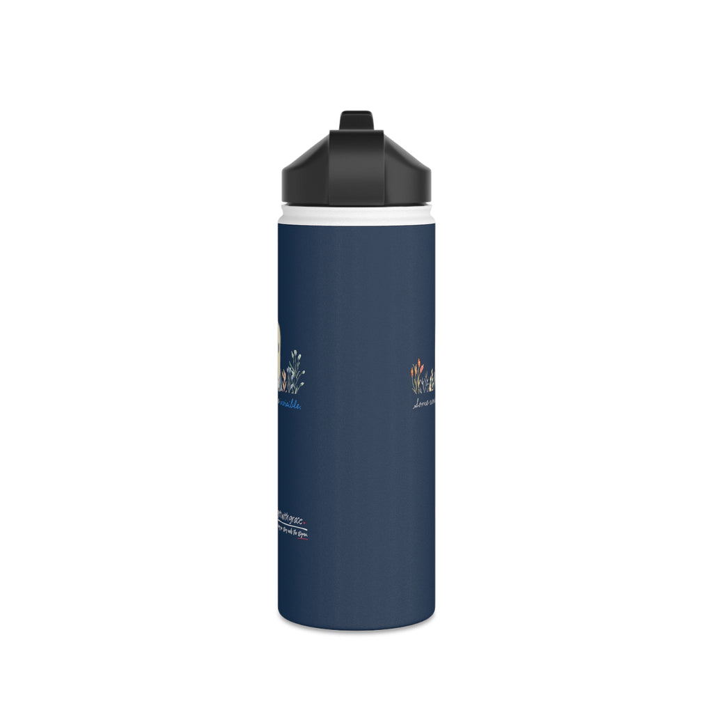 Invisible Ghost 'Invisible Wounds' Stainless Steel Water Bottle