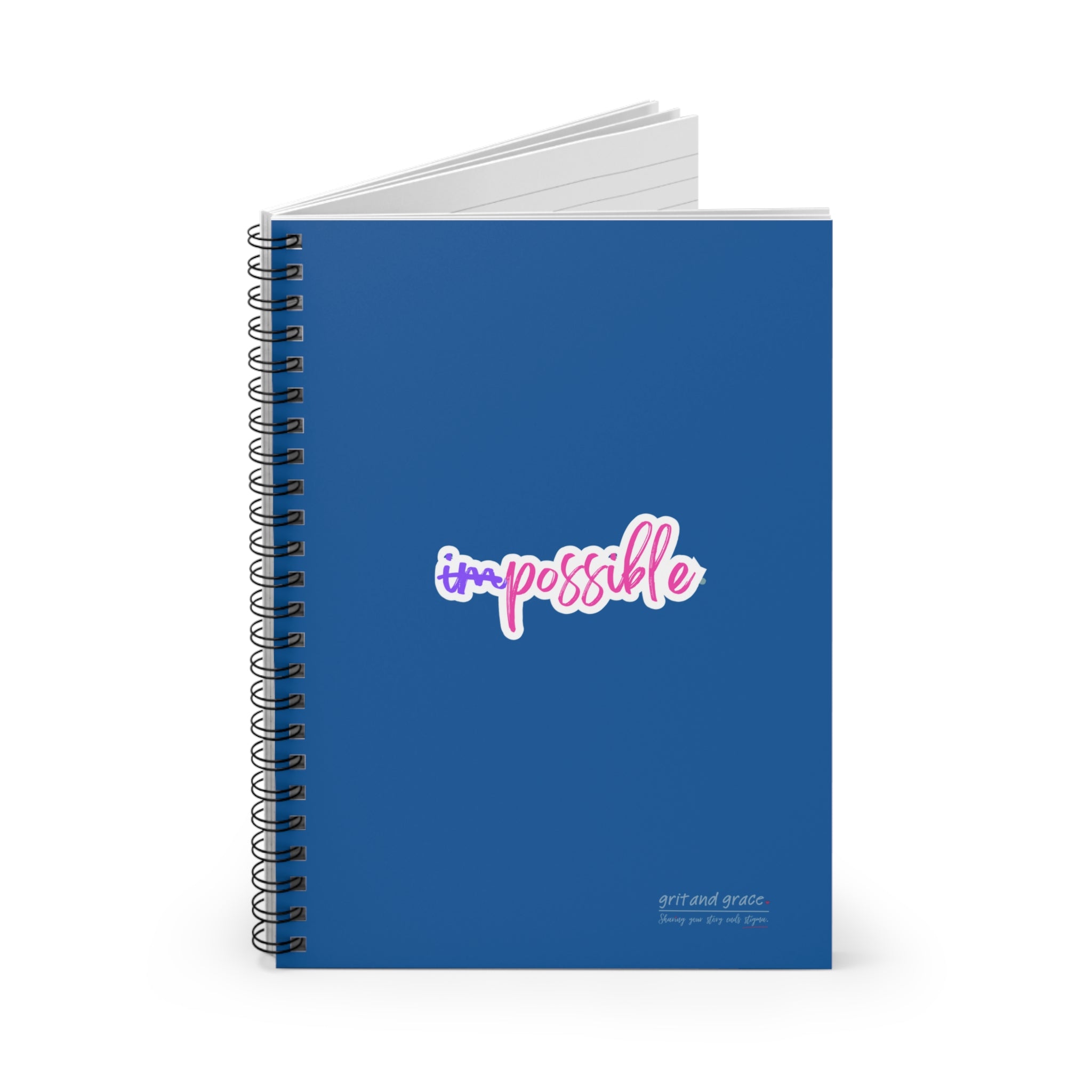 Mental Health Matters - "possible."Spiral Notebook - Ruled Line