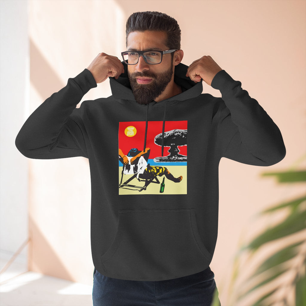Bring The Good Stuff – Retro Surf Panel Hoodie – Open Edition