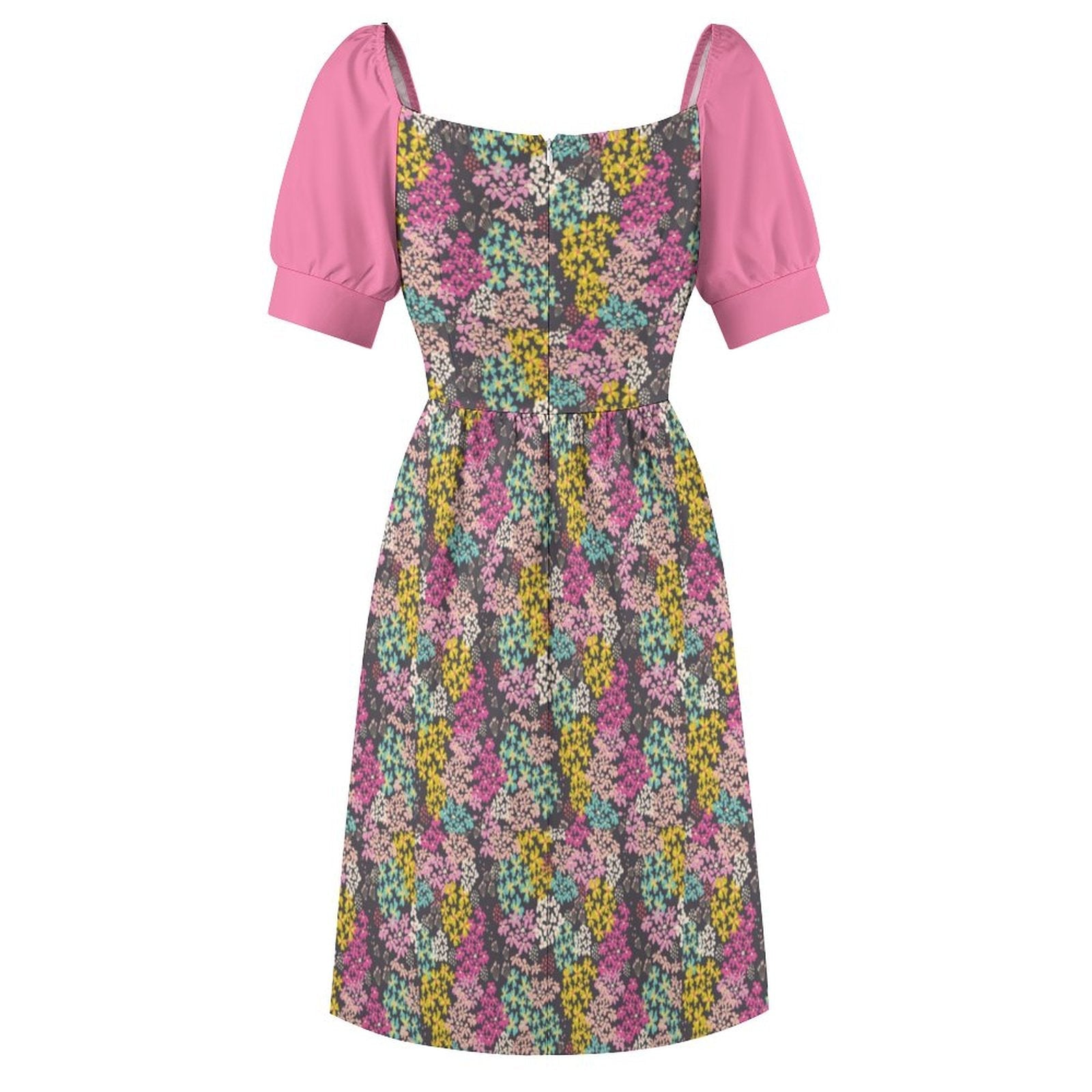 Summer Vibes Short Sleeve V Neck Lovely Dress