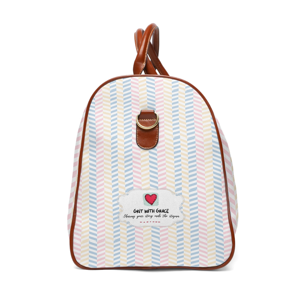 Bipolar Bonnie Series - "I'm A Whole Lot Of Sunshine Mixed with A Little Hurricane" Waterproof Travel Bag