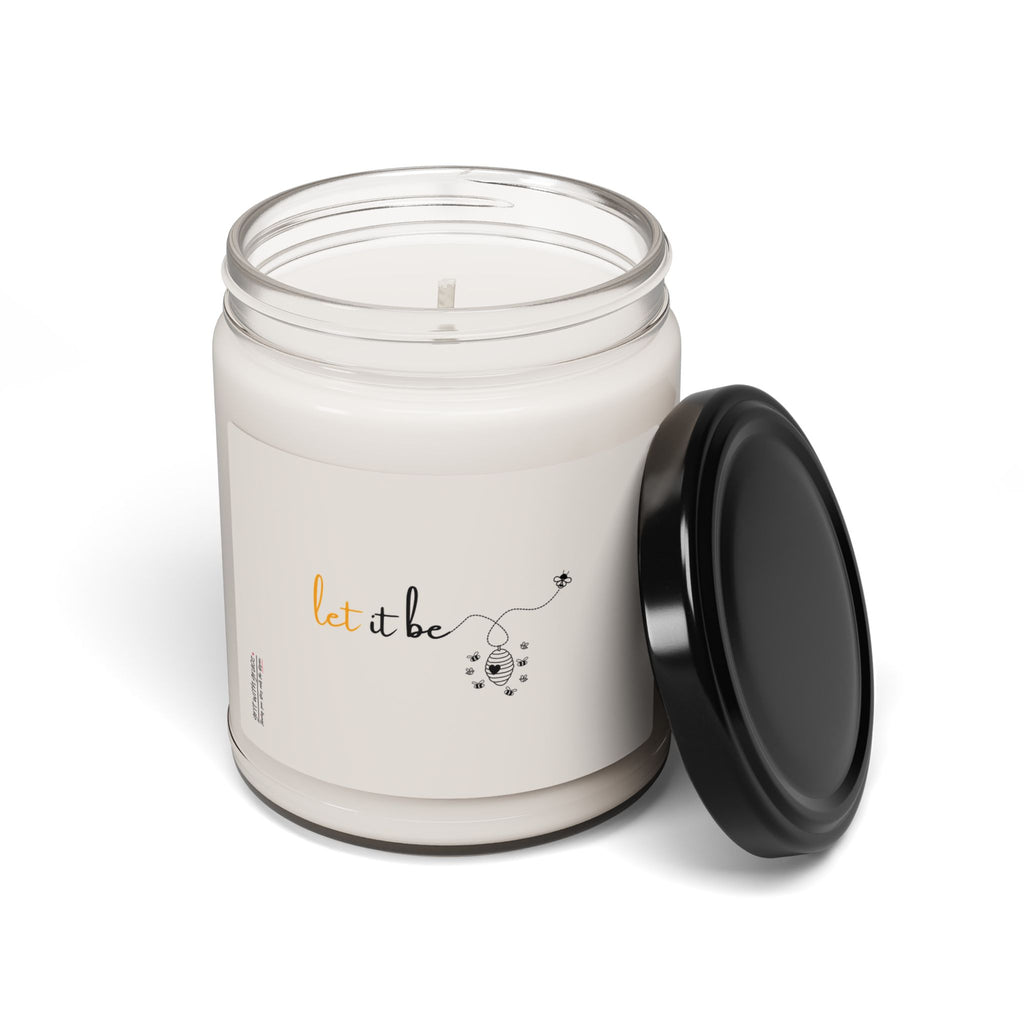 Bee Happy Series - "Let It Be." Scented Soy Candle, 9oz
