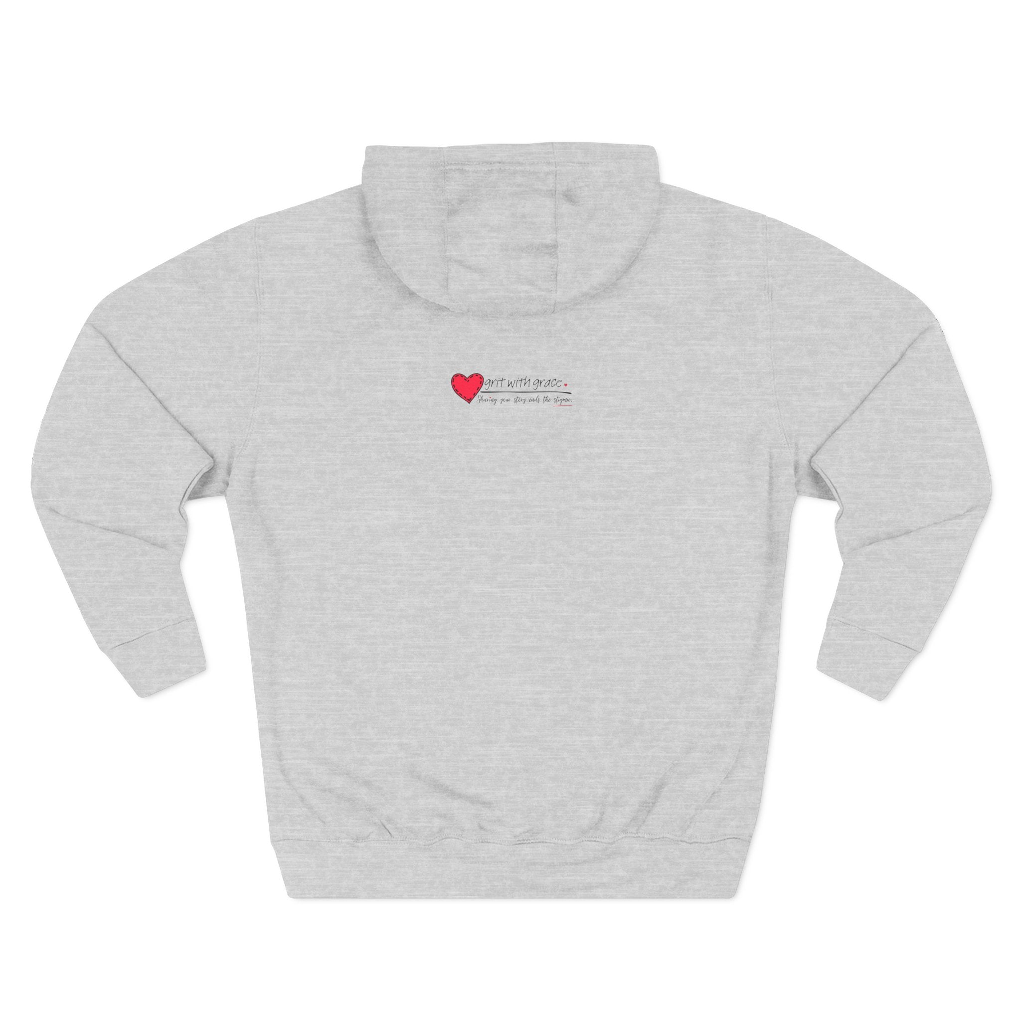 Invisible Ghost Series - "Some Wounds Are Invisible." Unisex Premium Pullover Hoodie
