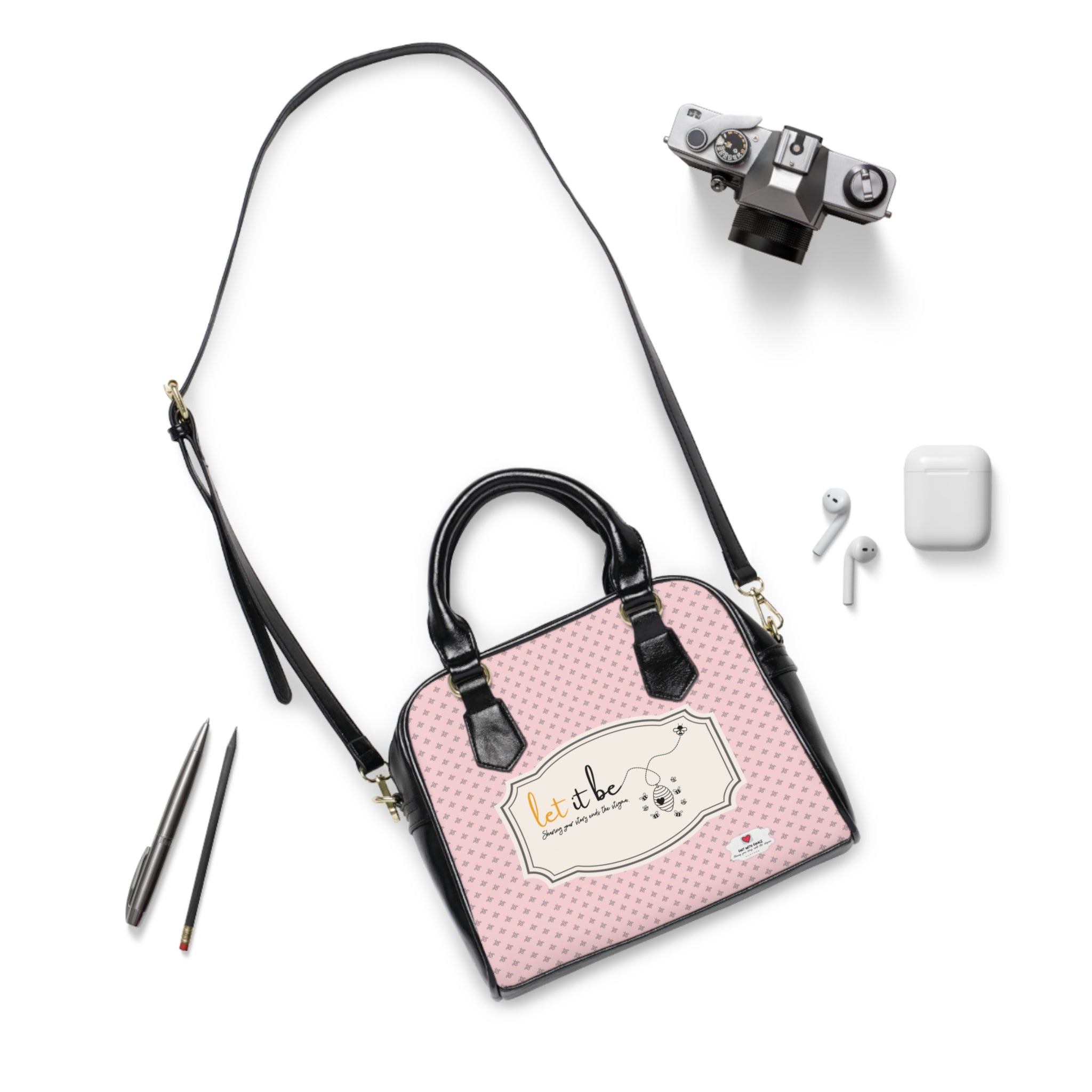 Bee Happy Series 'let it be' Shoulder Handbag Edition