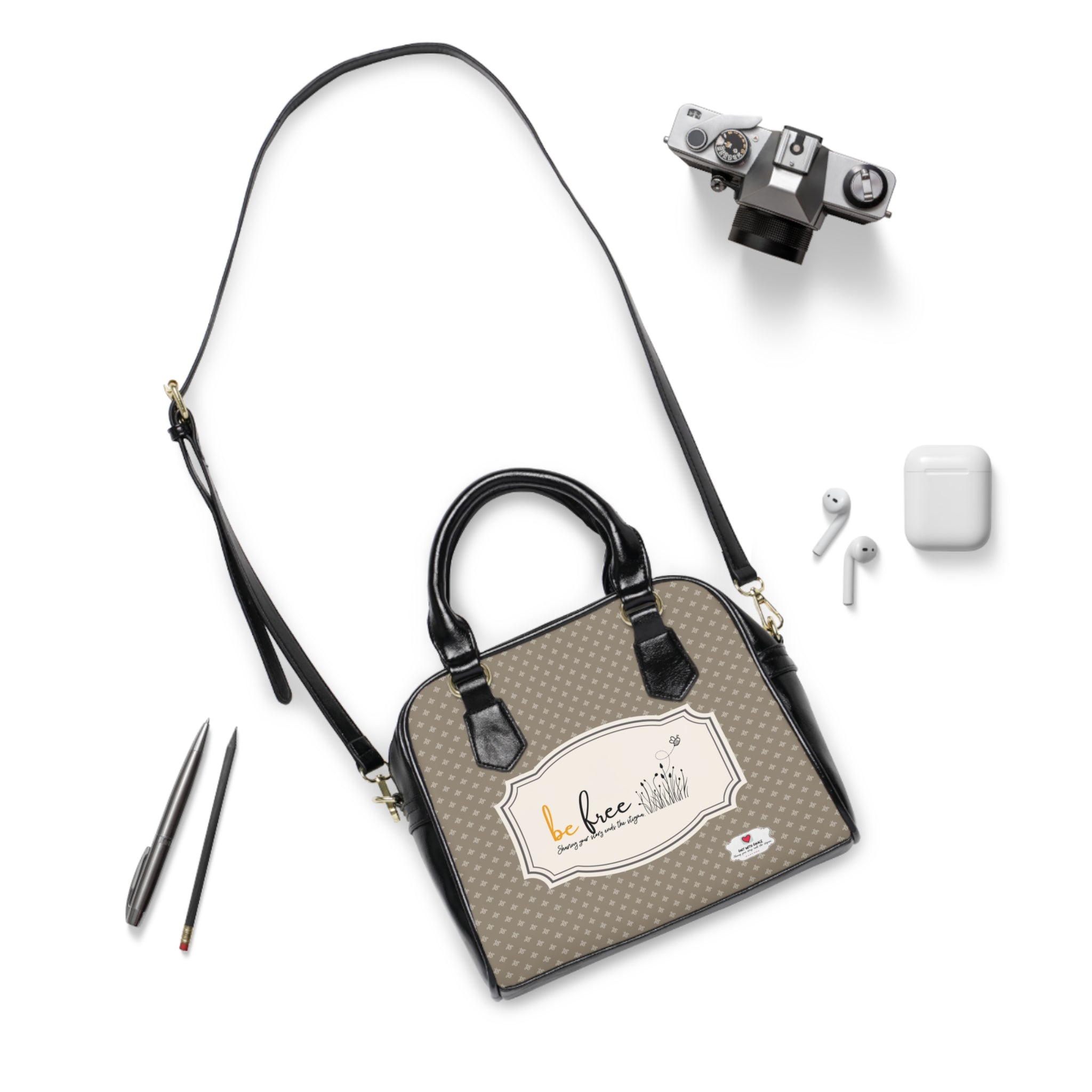 Bee Happy Series 'be free' Shoulder Handbag Edition