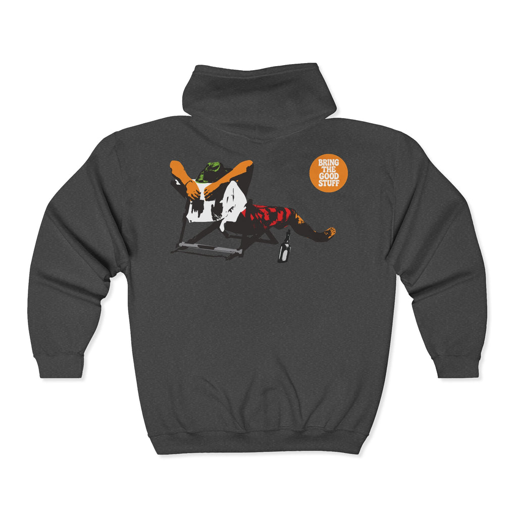 Bring The Good Stuff Kick Back Zip Hoodie