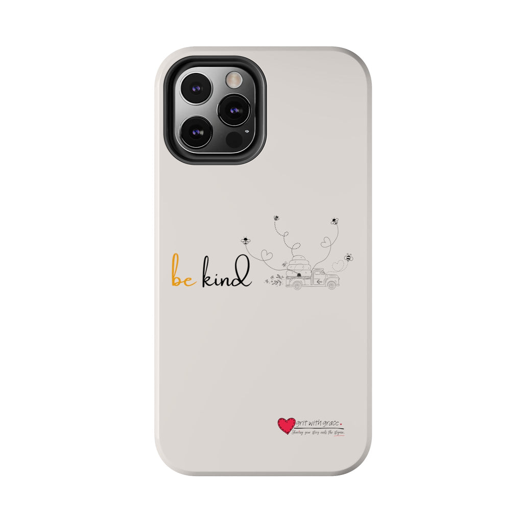 Bee Happy Series - "Be Kind." Tough Phone Cases