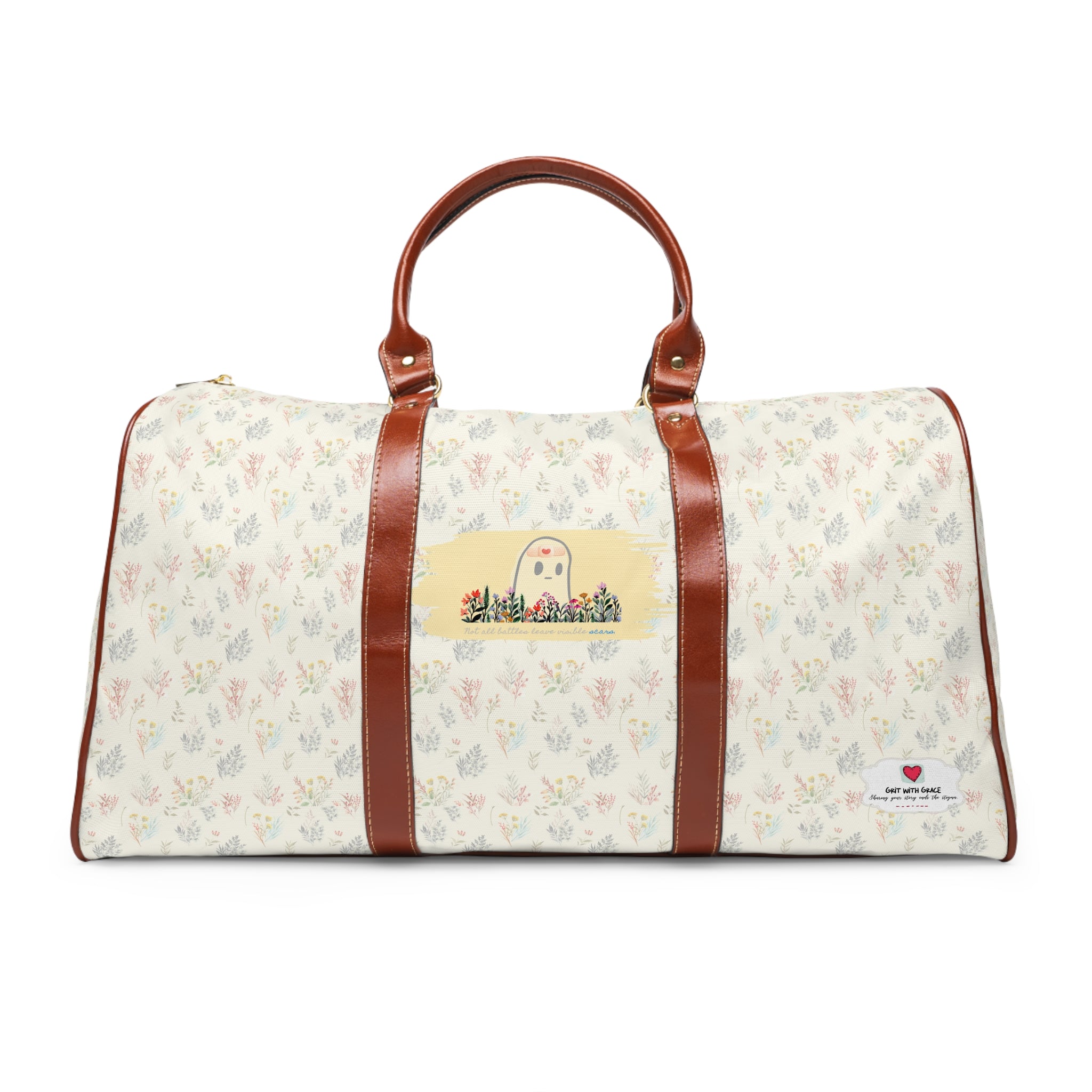 Invisible Ghost Series - "Not all battles leave visible scars." Waterproof Travel Bag