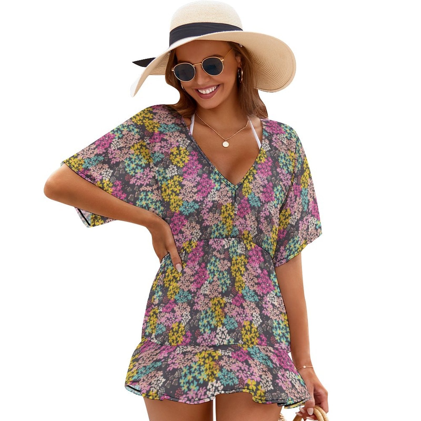 Summer Vibes Cover-up Dress for Swimwear