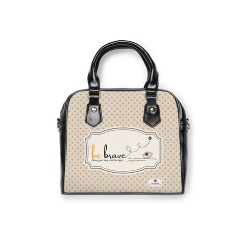 Bee Happy Series 'be brave' Shoulder Handbag Edition