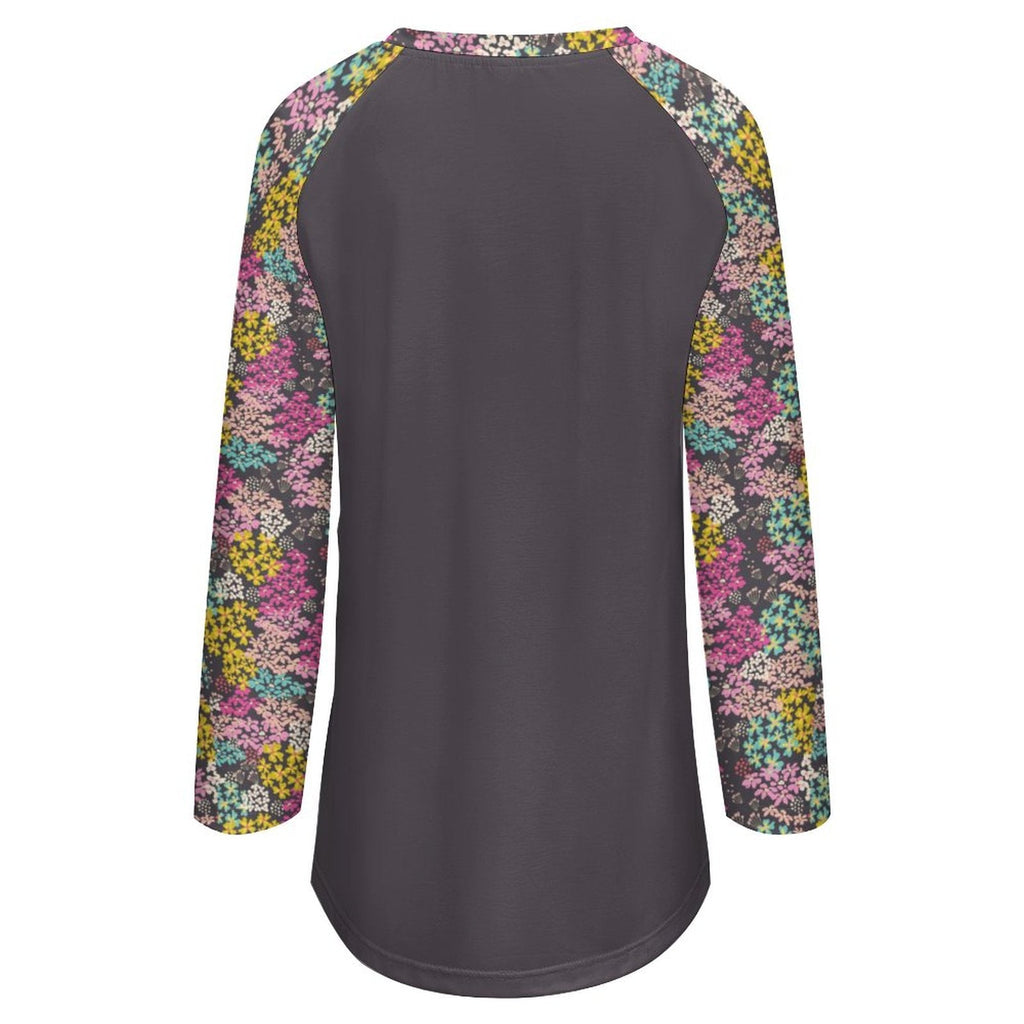 Summer Vibes  Women's Long Sleeve U-Neck T-Shirt