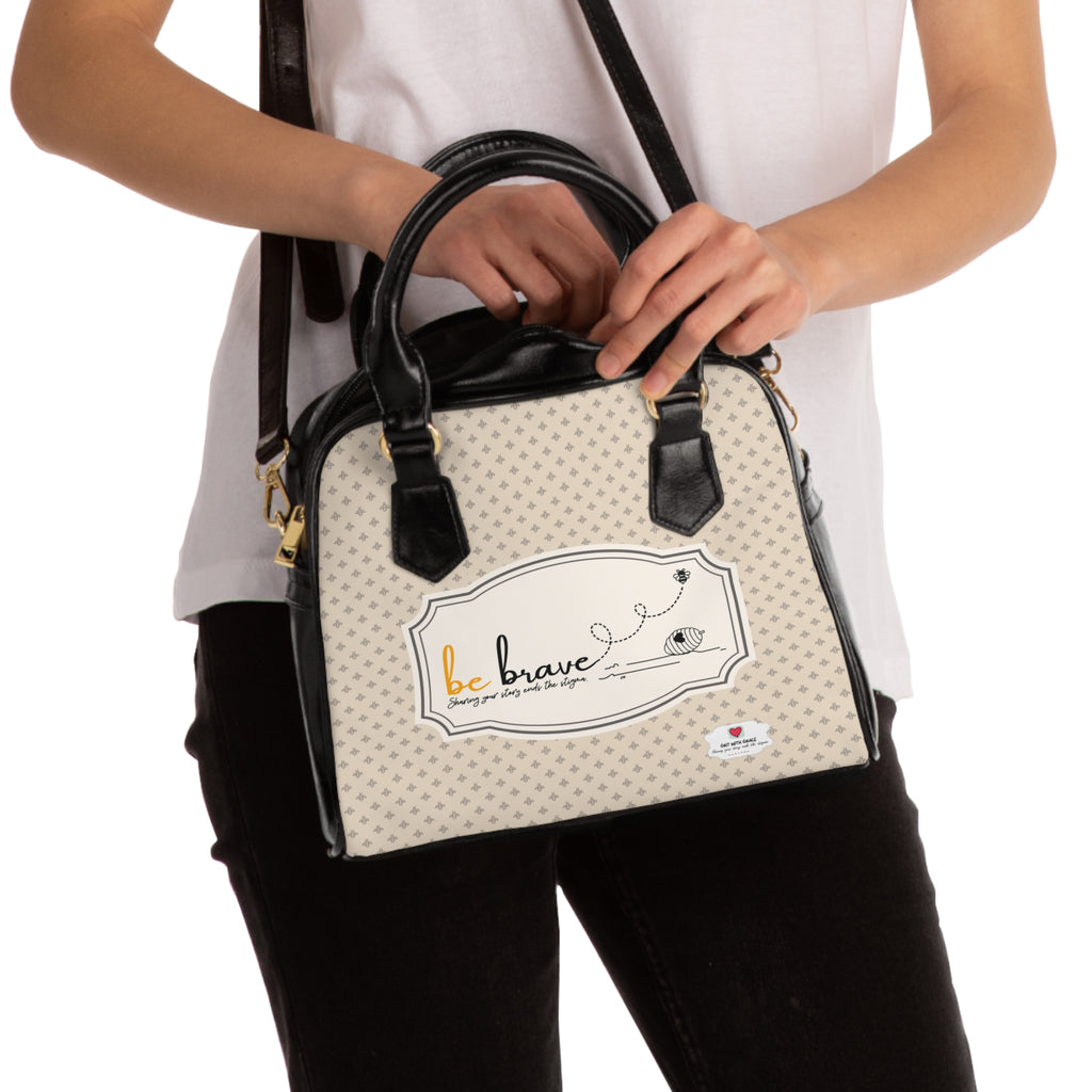 Bee Happy Series 'be brave' Shoulder Handbag Edition