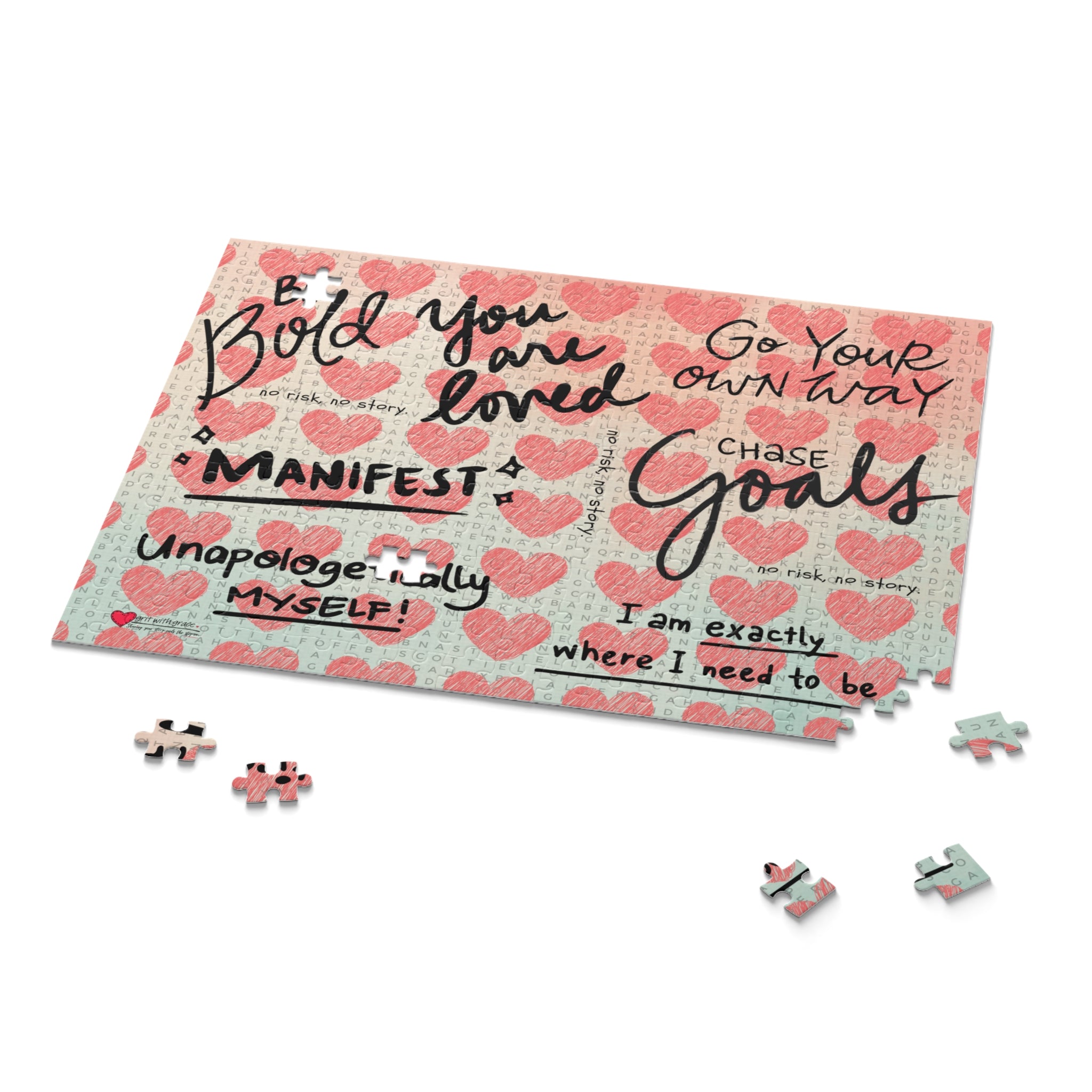 Grit With Grace - "No Risk, No Story." Puzzle - Open Edition