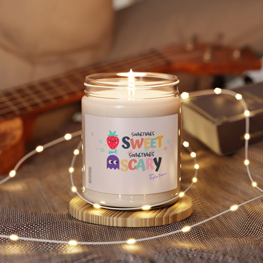 Bipolar Bonnie Series - "Sometimes Sweet But Sometimes Scary" Scented Soy Candle, 9oz