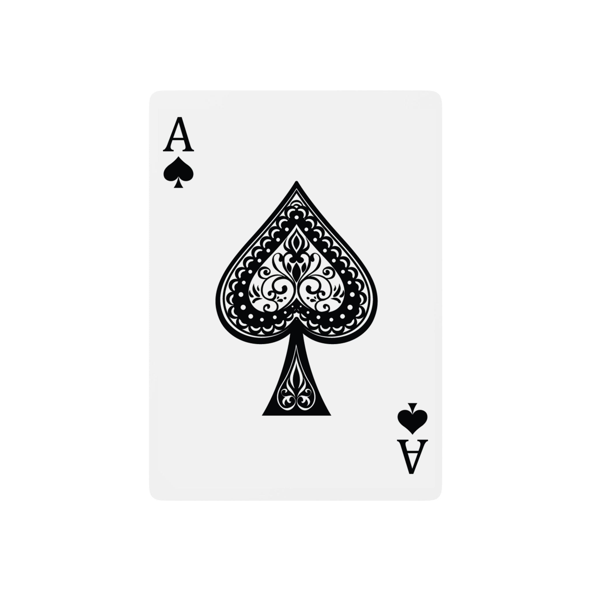 Invisible Ghost Series - "Some wounds are invisible." Custom Poker Cards
