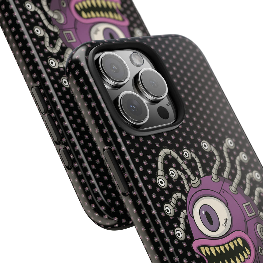 Critical Cut Purple Monster Phone Case