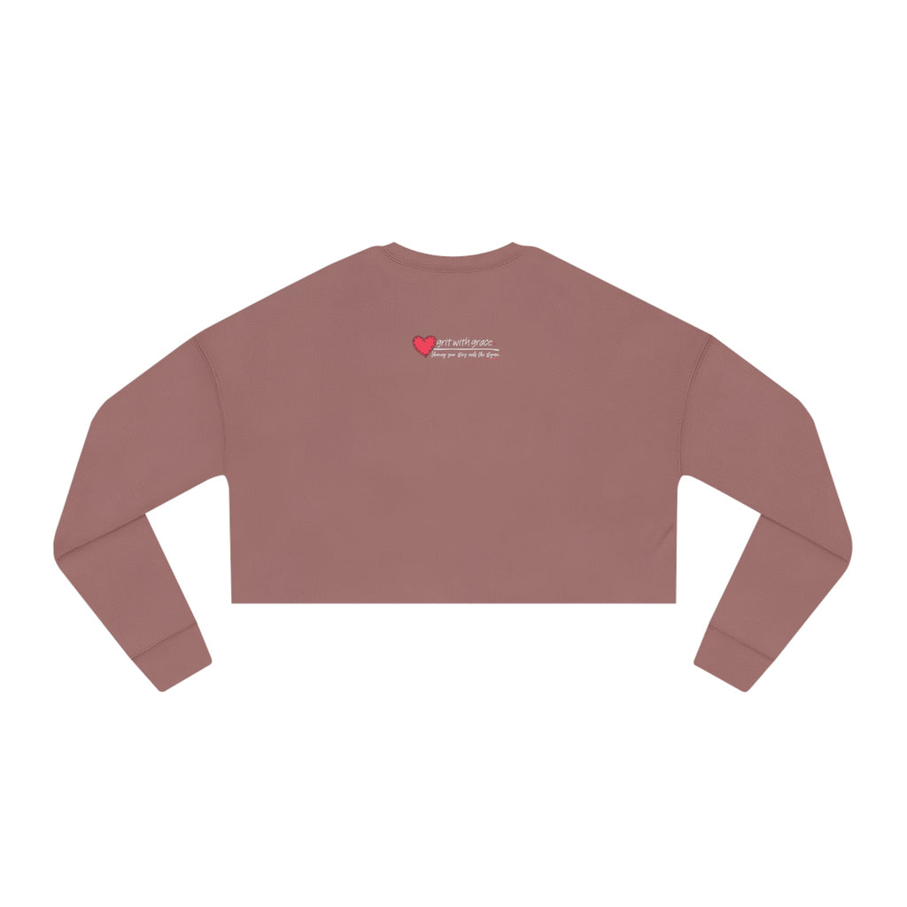 Invisible Ghost Casual Cropped Women's Sweatshirt