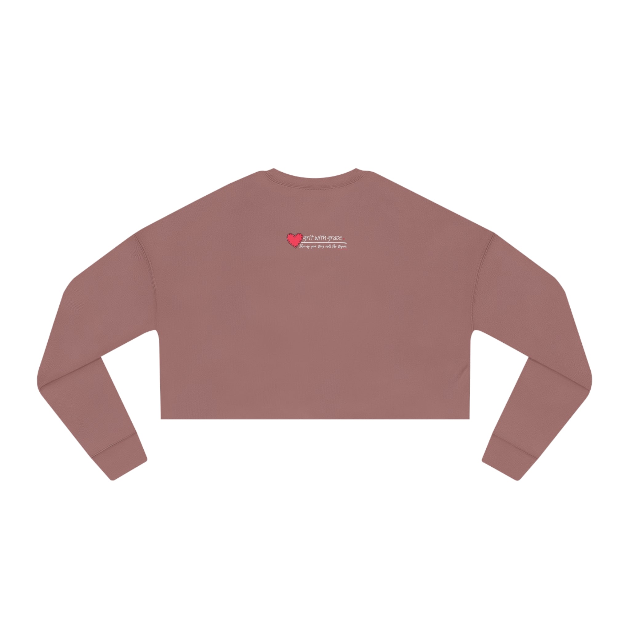 Invisible Ghost Casual Cropped Women's Sweatshirt