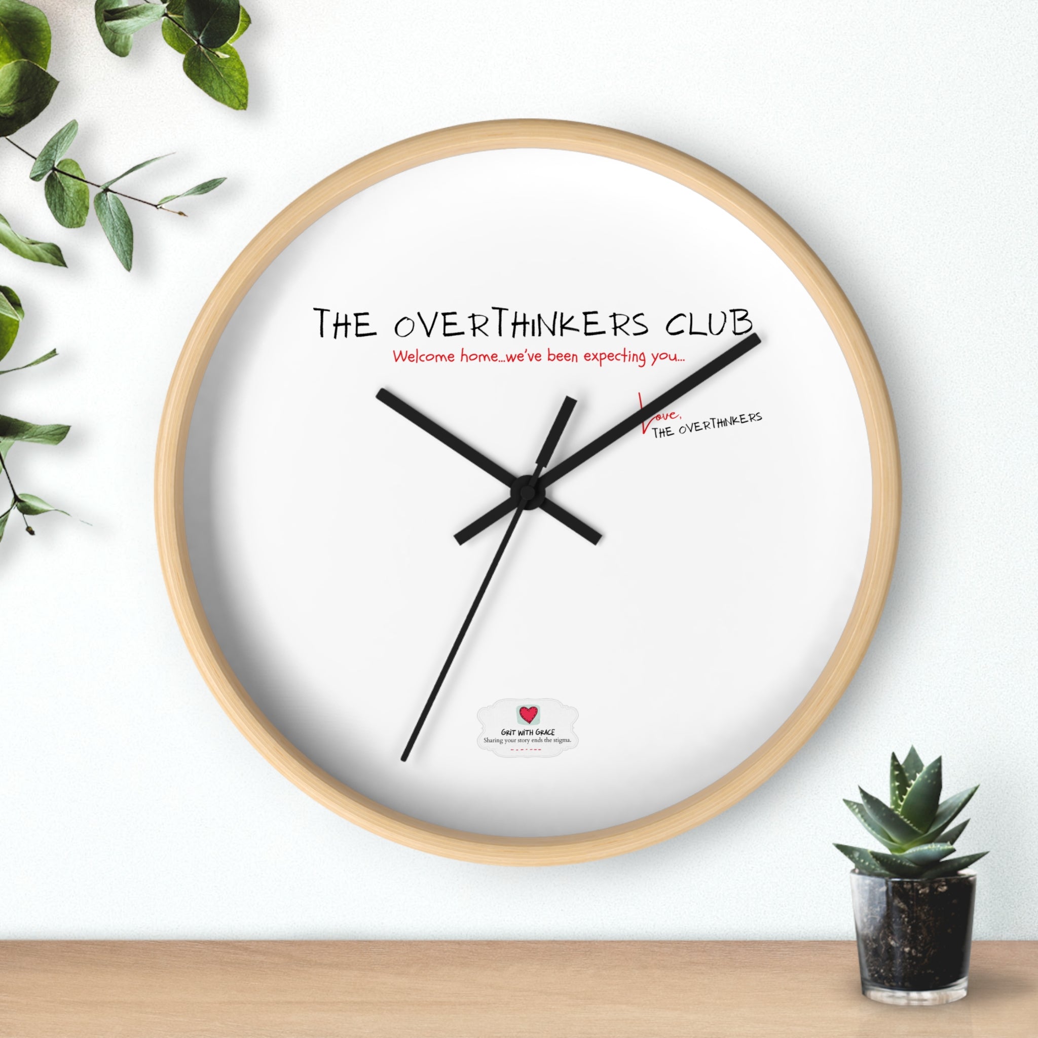 Overthinkers Club Exclusive Timepiece Wall Decor