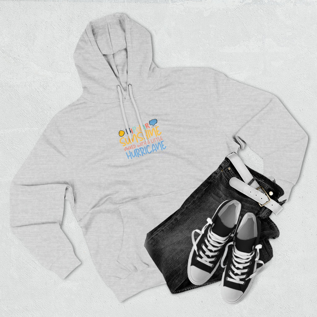 Bipolar Bonnie Series - "Bipolar Sunshine Mixed With A Little Hurricane" Unisex Premium Pullover Hoodie