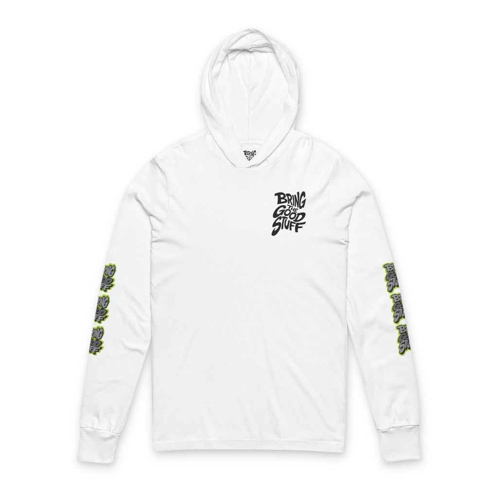 Bring The Good Stuff Twisted Hooded Long Sleeve Tee