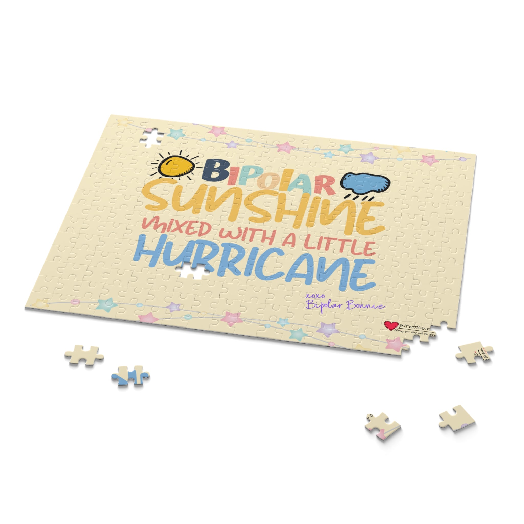Bipolar Bonnie Series - "I'm A Whole Lot Of Sunshine Mixed with A Little Hurricane" Puzzle (120, 252, 500-Piece)