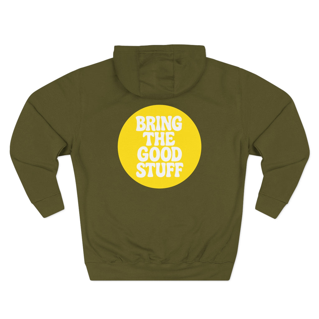 Bring The Good Stuff – Retro Surf Panel Hoodie – Open Edition