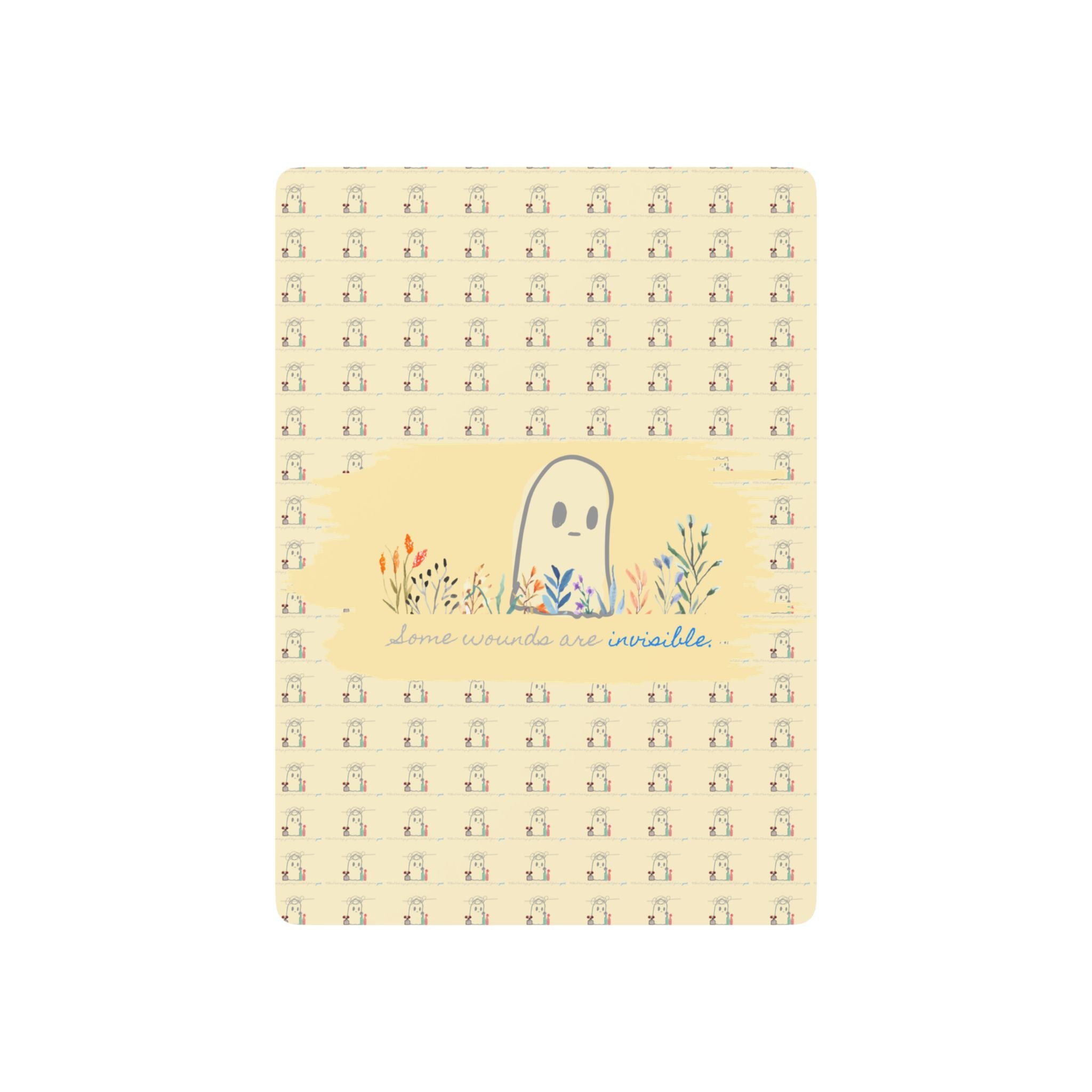 Invisible Ghost Series - "Some wounds are invisible." Custom Poker Cards