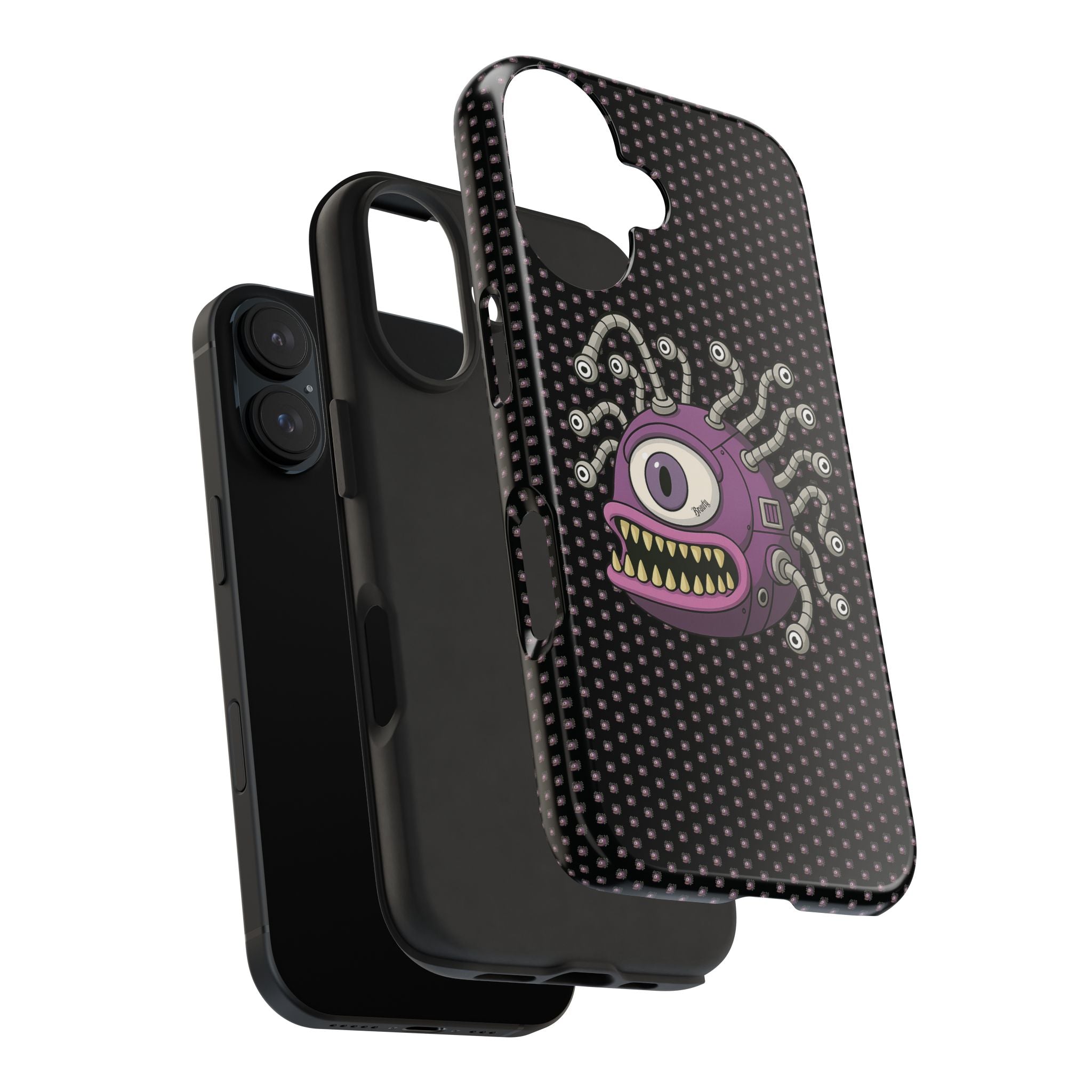 Critical Cut Purple Monster Phone Case