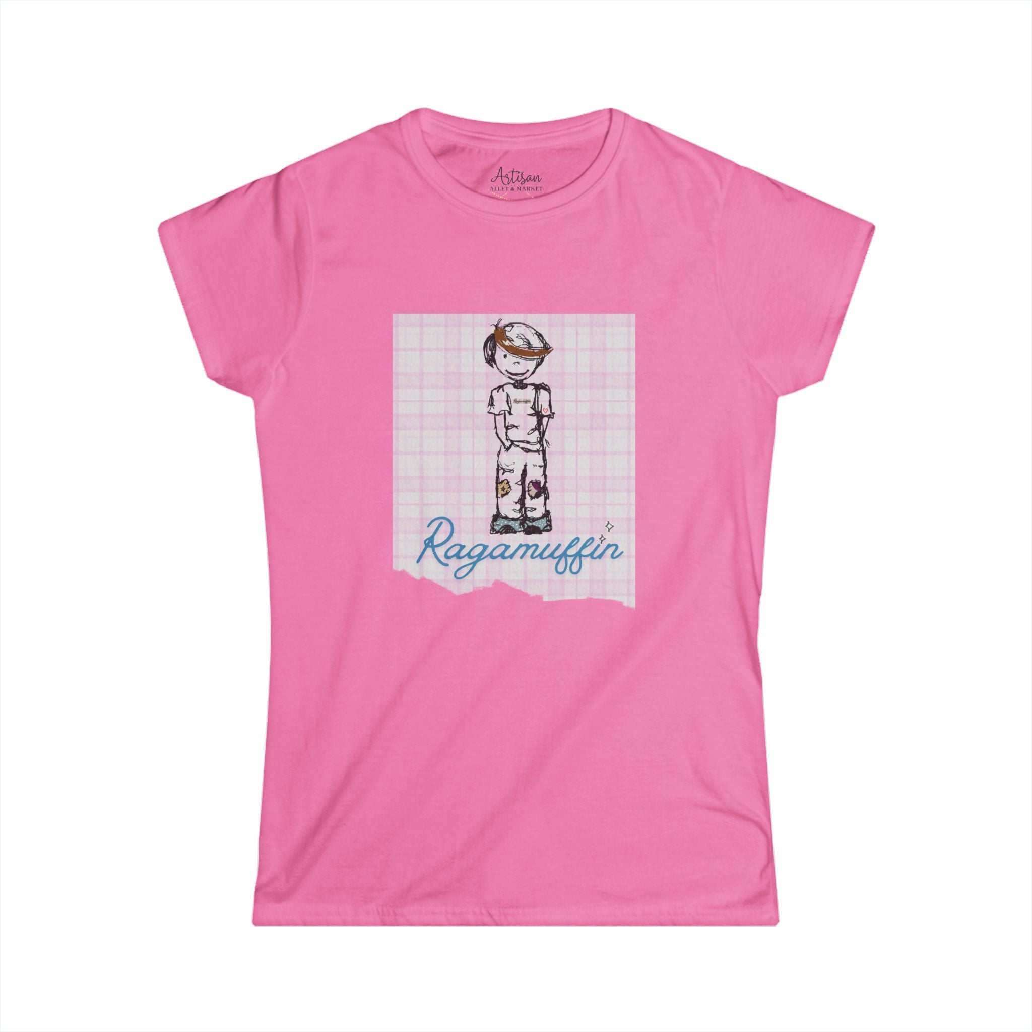 Ragamuffin – Vintage Kid Illustration Graphic Tee – Open Edition