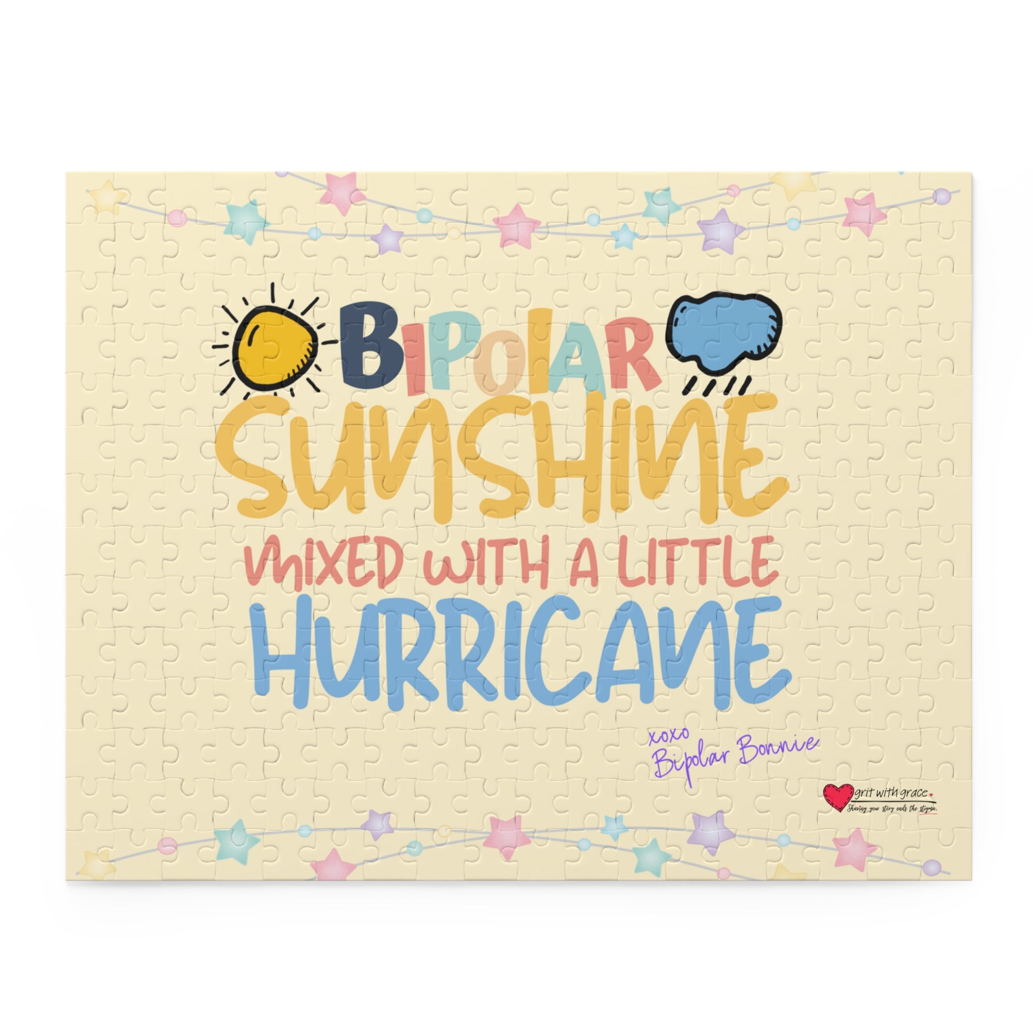 Bipolar Bonnie Series - "I'm A Whole Lot Of Sunshine Mixed with A Little Hurricane" Puzzle (120, 252, 500-Piece)