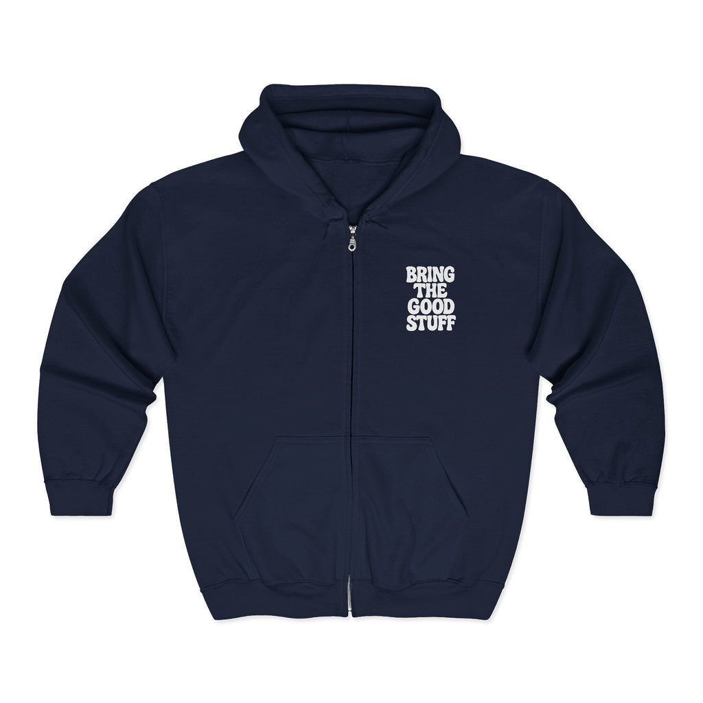 Bring The Good Stuff – Darling Kick Back Full-Zip Hoodie – Open Edition