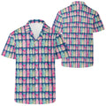 Cool Dad Collection: Men’s Mason Jars Short Sleeve Button Down Shirt with Cuban Collar