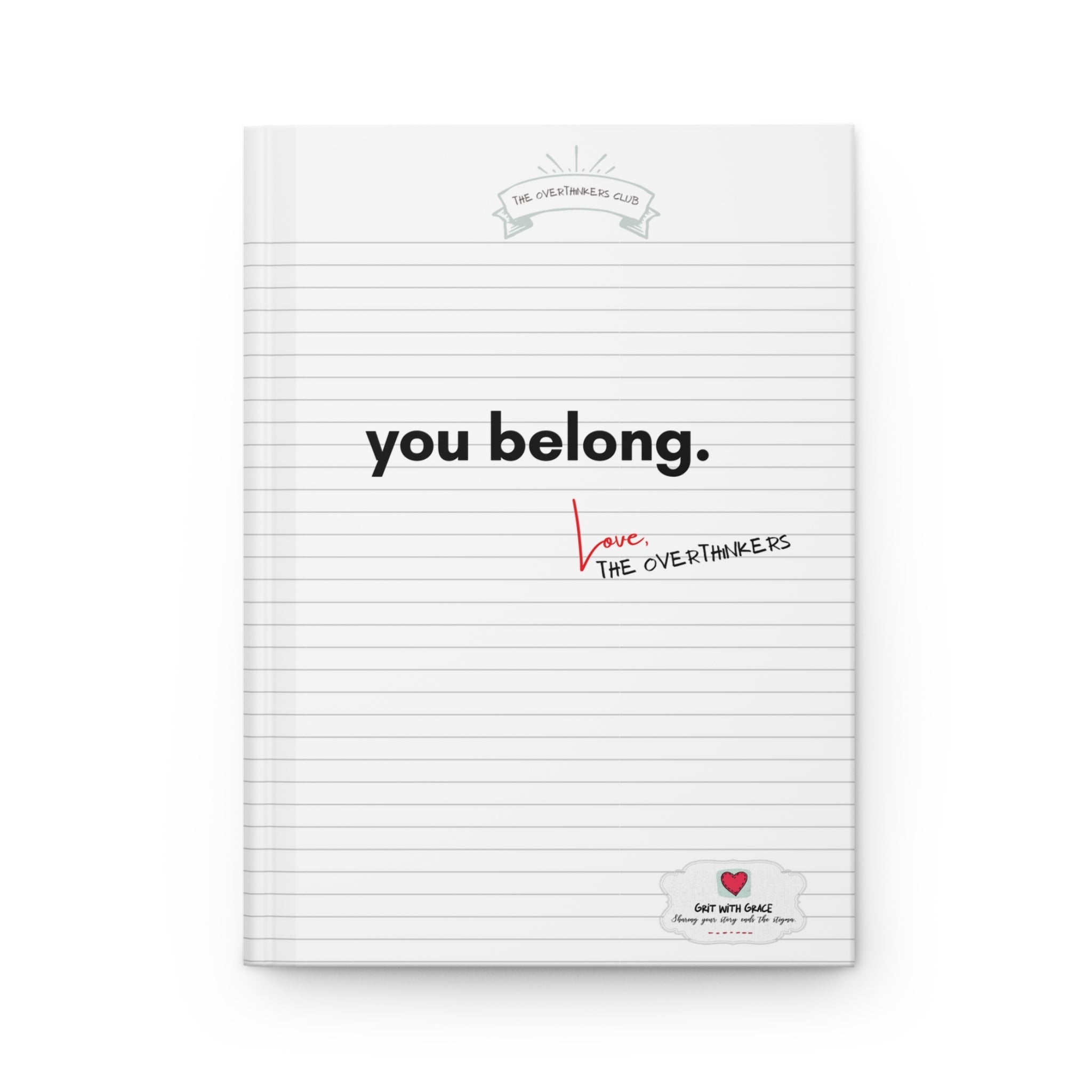 The Overthinkers Club 'Thought Navigating' Members Only Journal